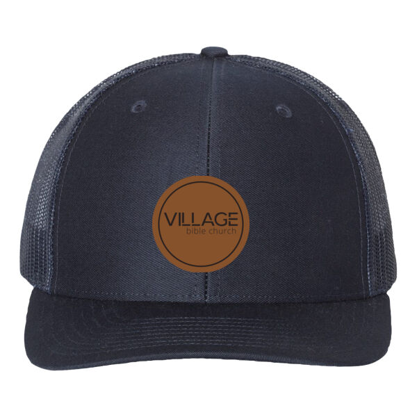 Village Bible (leather Patch) - Snapback Trucker Cap Thumbnail