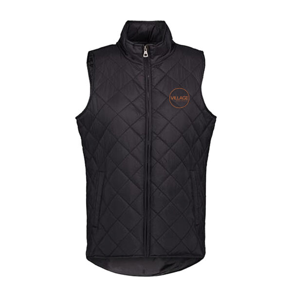 Village Bible - Women's Vintage Diamond Quilted Vest Thumbnail